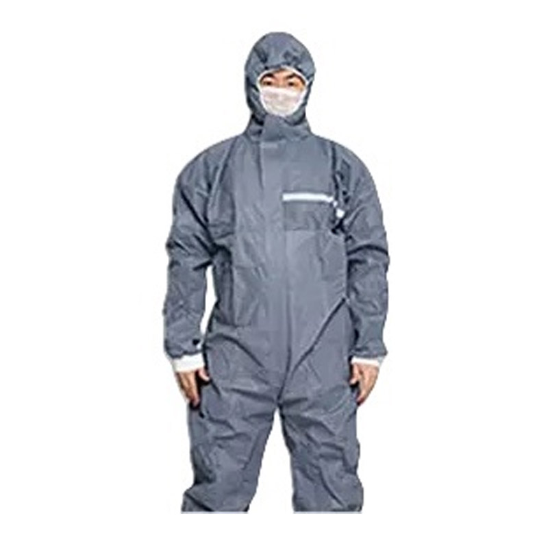 grey disposable coverall