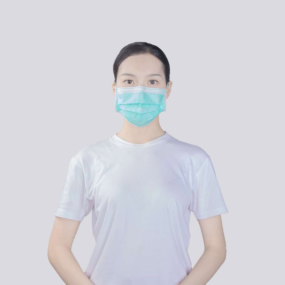 disposable colorful face mask