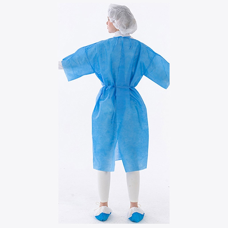 short sleeve disposable isolation gown